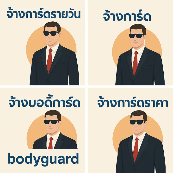 จ้างbodyguard